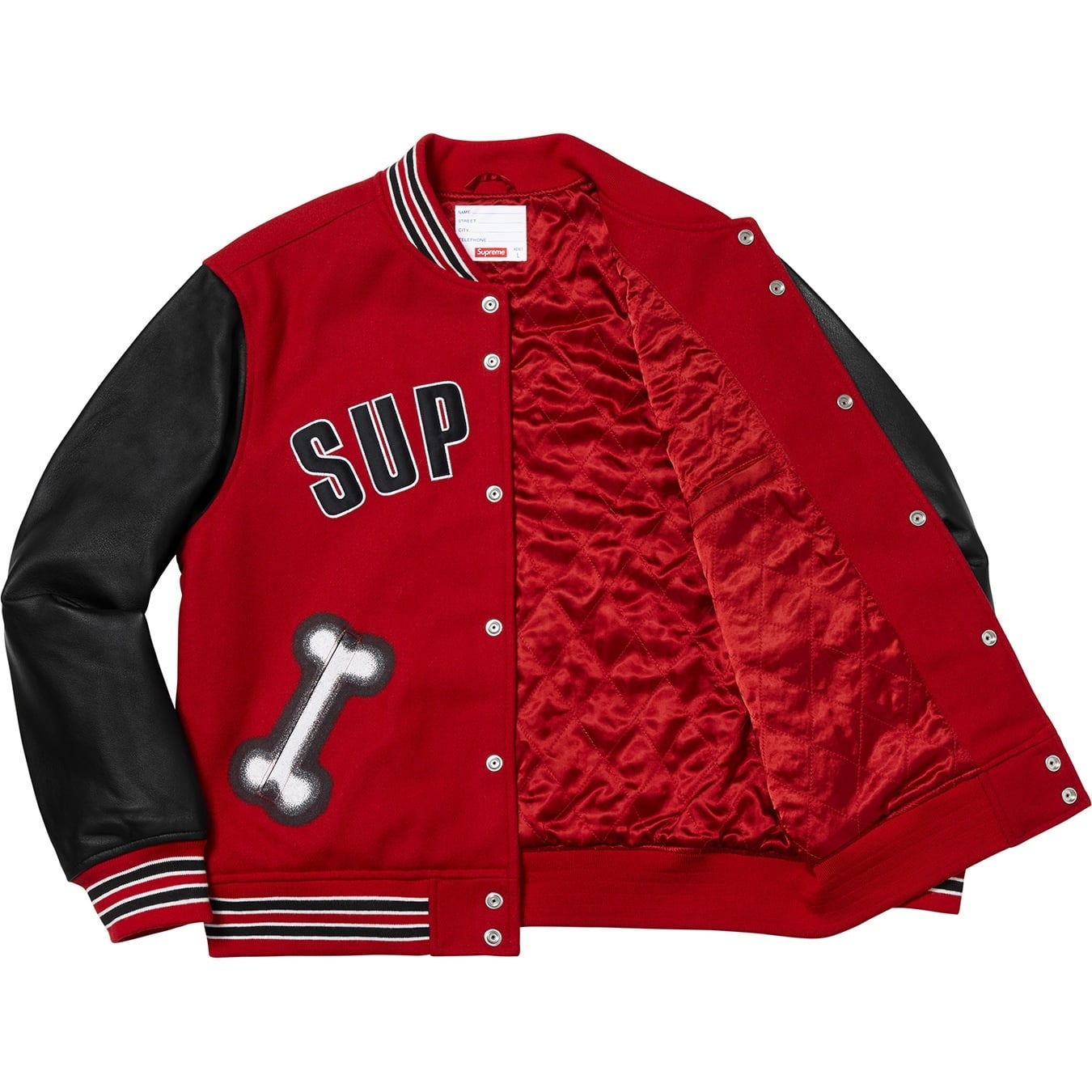 Bone Varsity Jacket view 8